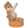Ubia Dancing Shiba Inu Smartphone Stand, 11.7 X 9.8 X 15.2 Cm, Shiba Inu Figurine, Animal Figurine, Dog, Music, Dancing, Cute, H20364