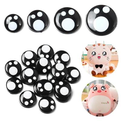 100pcs 8-16mm Olhos de Segurança de Plástico Olhos de Boneca Olhos de Desenhos Animados de Animais Brinquedos Criativos Olhos de Amigurumi para Bonecas Brinquedos DIY Artesanato Suprimentos