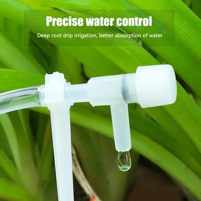 Kit de Riego por Goteo para Jardín con Válvula Reguladora Dispositivo de Riego para Macetas Manguera 4/7mm Riego Ahorro Micro Goteador Invernadero