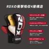 RDX Open Finger Gloves, Pound Gloves [EMMAA Certified] Grappling Gloves, Mixed Martial Arts (MMA), Sparring, Genuine Japanese Product GGR-T6 (Red, L)