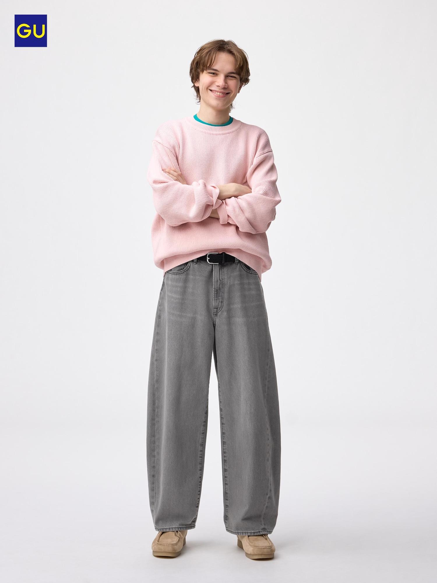 

Джинсы Uniqlo Gu Barrel Leg 06 GRAY/MEN 28