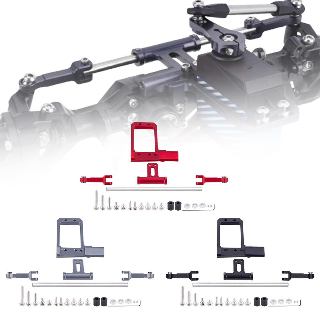 -Servo -Mount Full Hydraulic Professional Assembly 1/10 RC Crawler Lenkszylinder Kit for 1:10 Sacle