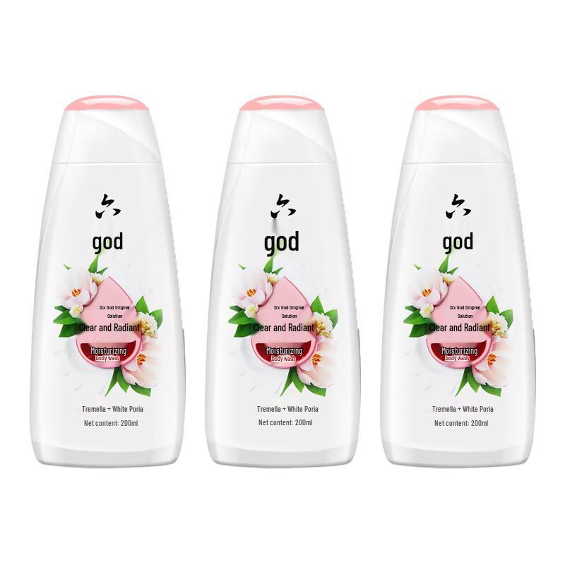 Liu Shen Гель для душа Очищающий и увлажняющий 200 мл (3-Pack)