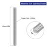 uxcell 8pcs Complete Thread Rod M8 x 90mm 304 Stainless Steel Right Hand Thread