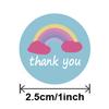 100-500pcs Round Thank You Stickers for Envelope Seal Labels Gift Packaging Decor Birthday Party Scrapbooking Stationery Sticker