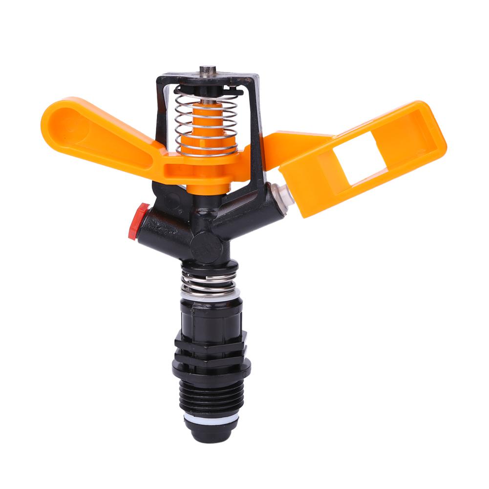 360 Rotary Garden Irrigation Sprinkler Plastic DN15 1/2 Auto Sprinkler Rotatable Convenient Lightweight Agricultural Accessories