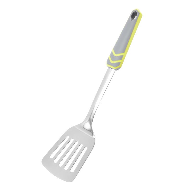 Stainless Steel Kitchen Utensil Set: Stir-Fry Spatula, Soup Ladle, Slotted Spoon, and More - Perfect Full Kitchen Gift Set