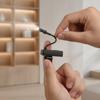 Ушная палочка с подсветкой на палец, перезаряжаемая через USB, светодиодная ушная лампа, цифровой дисплей, 3 уровня яркости, гибкий свет для чистки и ухода за ушами
