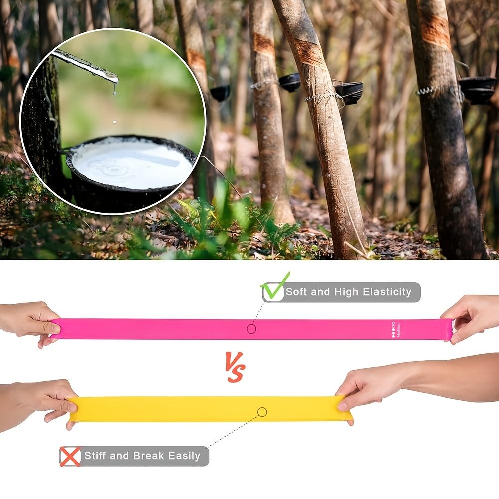 5pcs/Set Red TPE Non Slip Light Resistance Band, Great for Flexibility & Mobility, Suitable for Yoga, Pilates, Resistance Training In Gymnastics