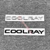 COOLRAY letterová nálepka na auto Pro Geely coolray upravené černé personalizované logo zadní víko kufru boční dveře kufru díly