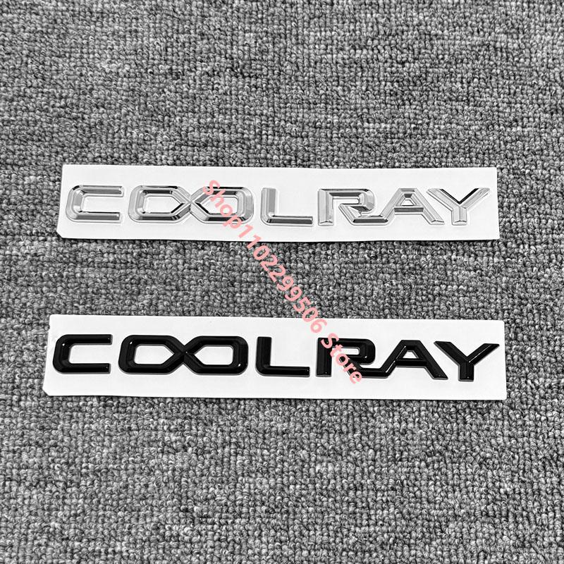 COOLRAY letterová nálepka na auto Pro Geely coolray upravené černé personalizované logo zadní víko kufru boční dveře kufru díly