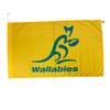 Wallabies Rugby Australia Official Big Flag, 90 X 150cm, Yellow, Fabric, Fan Merchandise, Large Flag for Watching Matches