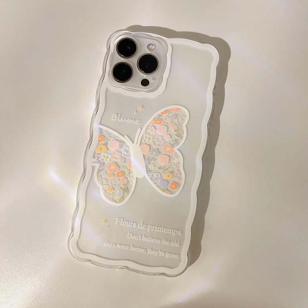 Cute Flower Butterfly Case for iPhone 13 iPhone 15 iPhone 16
