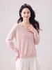 Autumn Wool V-Neck Women's Loose Slimming Knit Cardigan Sweater.