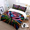 Colorful Rose Pattern Bedding Bedding Duvet Cover Set Duvet Cover Pillowcases (1 * Duvet Cover 2 * Pillowcases, without duvet insert)