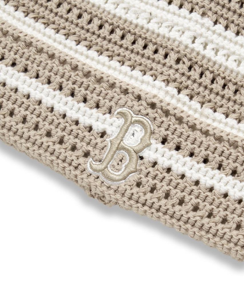 Emelbi Summer Stripe Meow Beanie Bos (Sand)