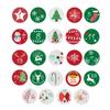 Christmas Countdown Stickers Advent Calendar Number Labels 1-24 Number Round Sealing Stickers Xmas Navidad Natal New Year Decor