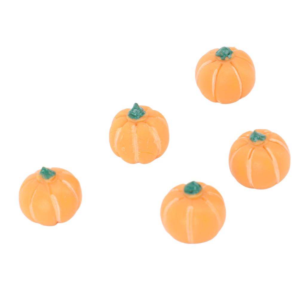 20Pcs Dollhouse Pumpkin Model Plastic Doll House Food Pumpkin Model for Kids Children