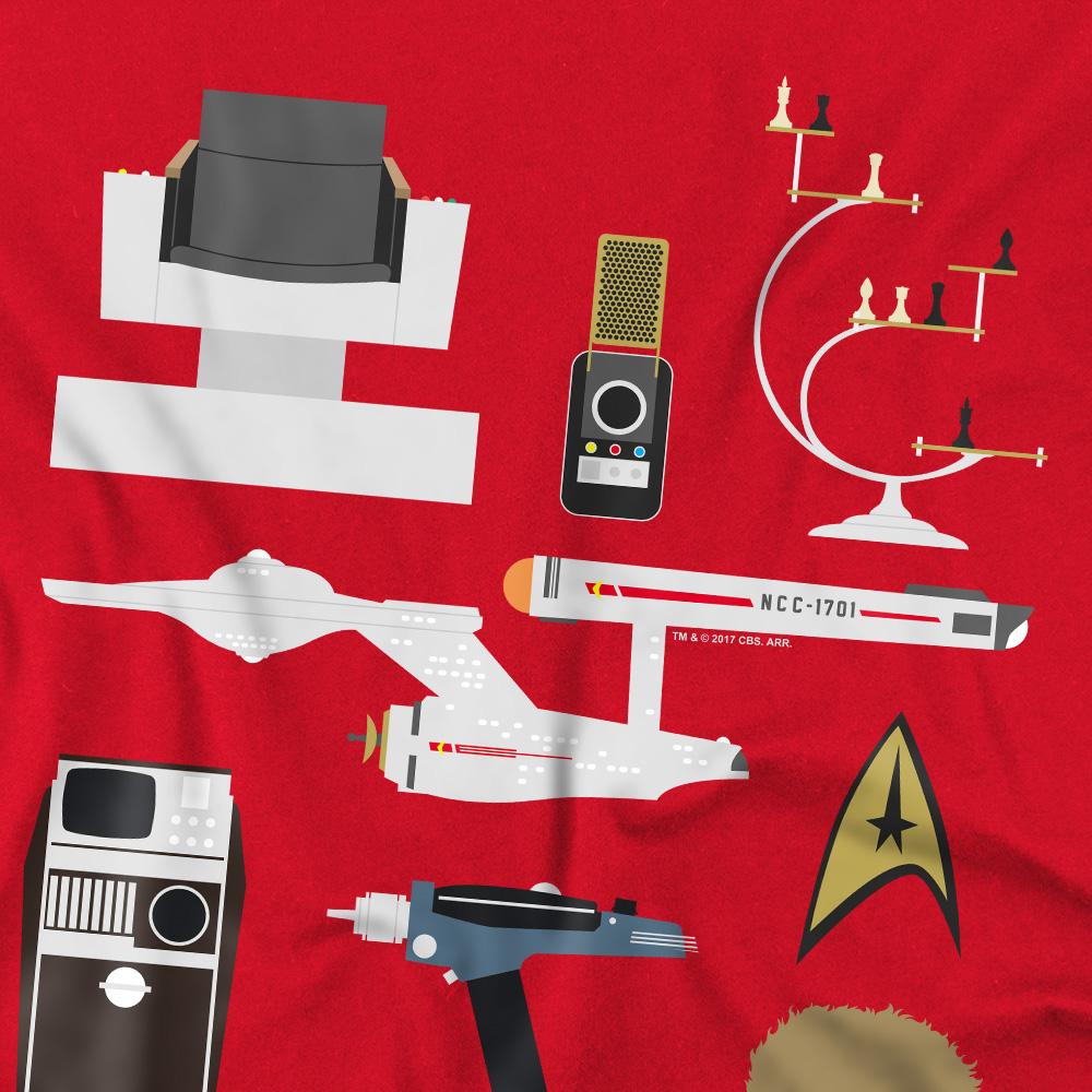 STAR TREK Mens The Original Series Gift Set T-Shirt