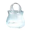 Verdickte Klare Glasvasen Handtaschenform Hülle Halten Blume Geeignet Für Haus Büro Dekoration Geburtstagsgeschenk