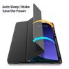 DUX DUCIS for Samsung Tab S10 Ultra S10 Lite S9 FE Plus Trifold Tablet Transparent Case with Stylus Pen Holder & Auto Sleep Wake