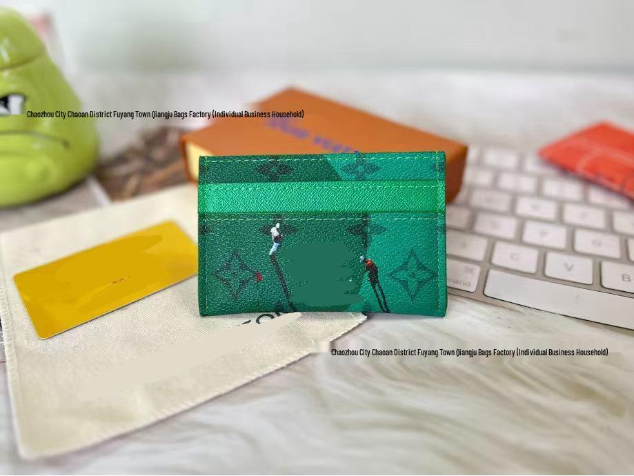 Barevný graffiti držitel karty - Prázdninová série Malá taška ve stylu INS