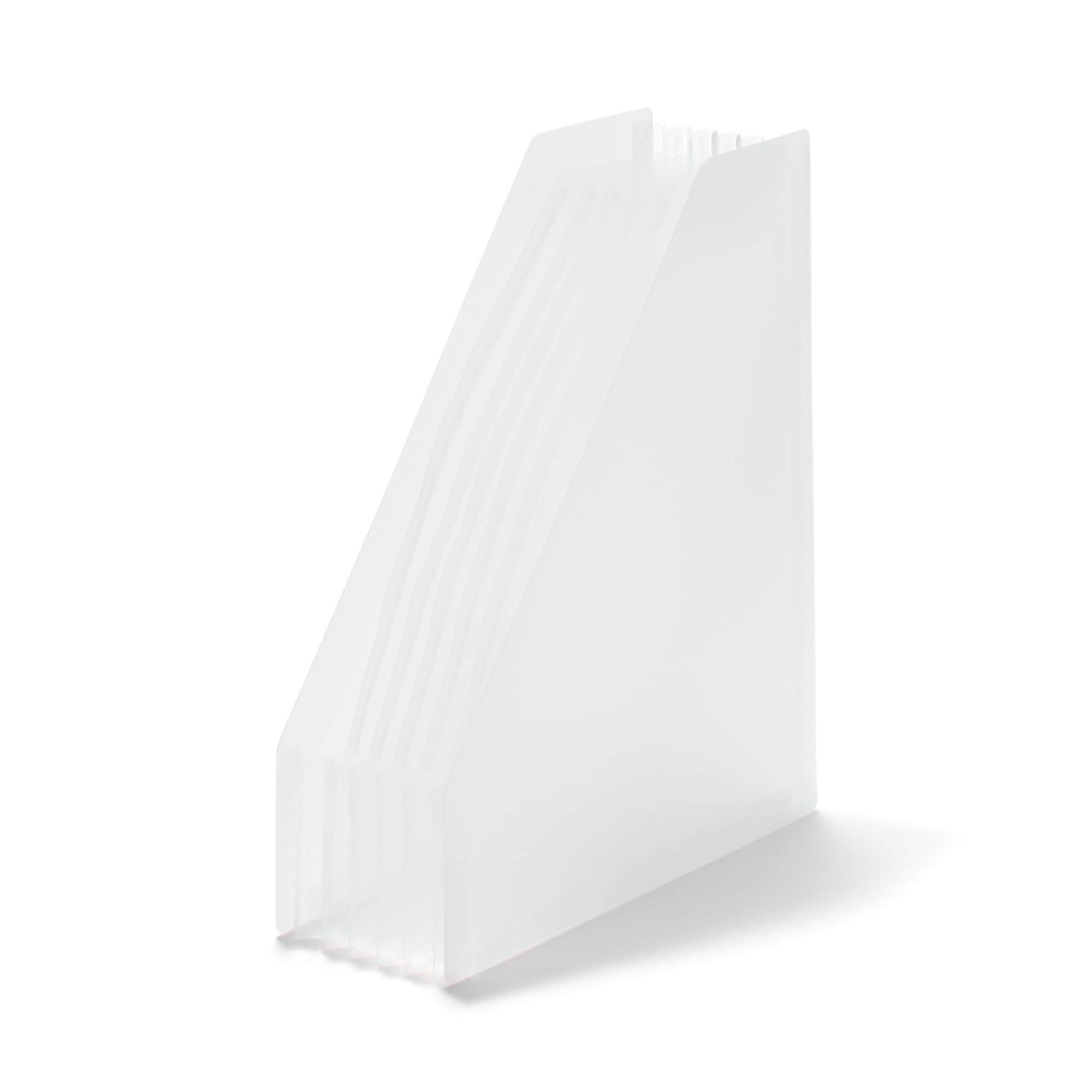 

MUJI Polypropylene Accordion A4 6 84924804 Stand-Up File, Size, Pockets, белый