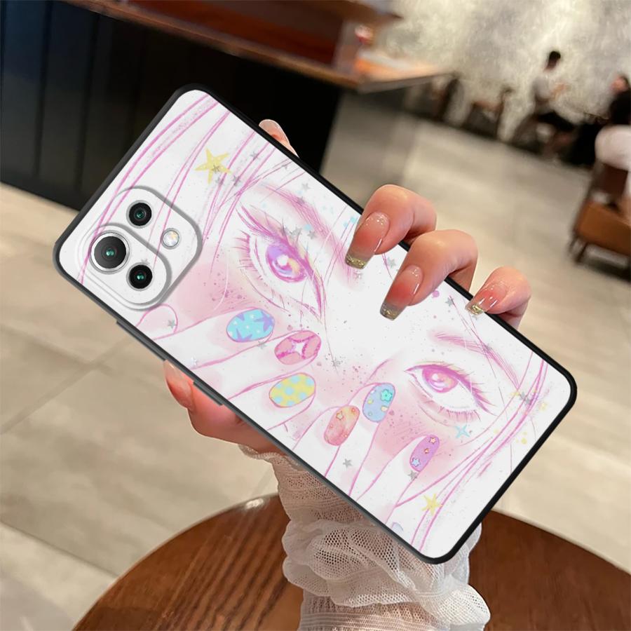 Retro Fashion Anime Eyes Case for Xiaomi Mi 13 Lite 12X 12T Pro 10T 12 14 11T 11 Funda Phone Cover