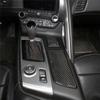Painel de Adesivo de Cobertura de Acabamento para Porta-Copos do Painel Central de Fibra de Carbono Macia para Carro Adesivos de Acabamento Para Corvette C7 2014--M53K