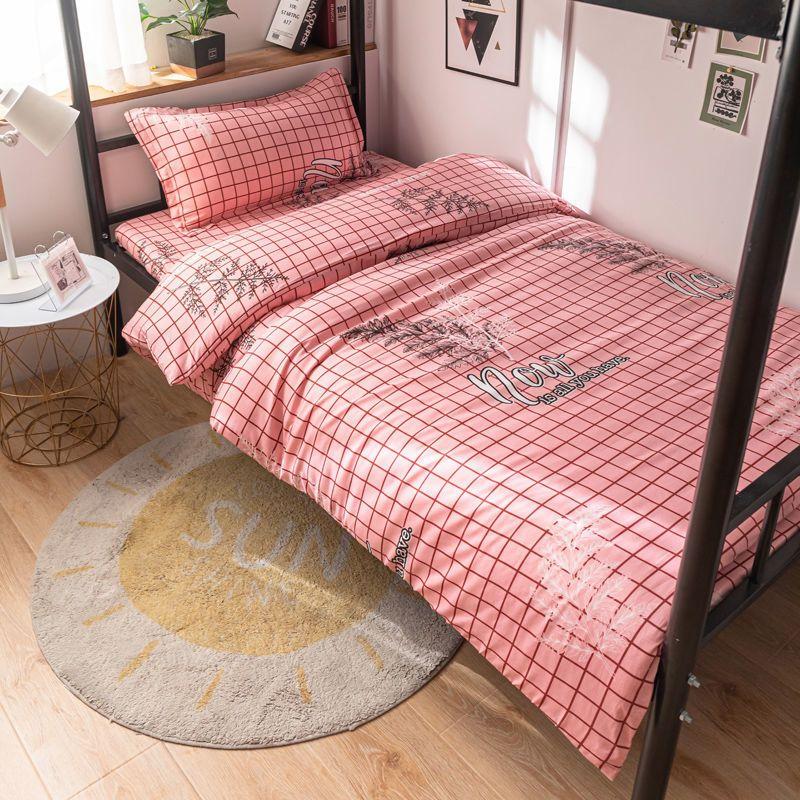 

Студенческое общежитие двухъярусная кровать комплект из трех предметов спальня односпальная кровать принадлежности простыня пододеяльник одеяло комплект из четырех предметов Quilt cover 180 only * 200 YS-gmetasone