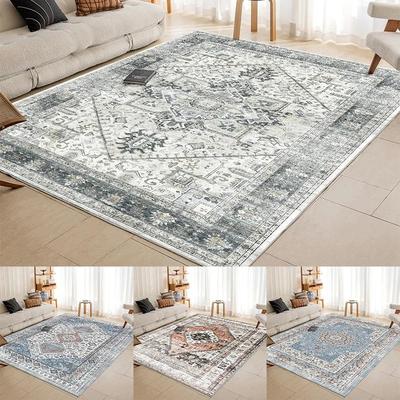 Vintage Klassiek Boho Gebiedskleed Woonkamer Slaapkamer Keuken Balkon Hal Entree Kleden Antislip Vlekbestendig Wasbare Mat