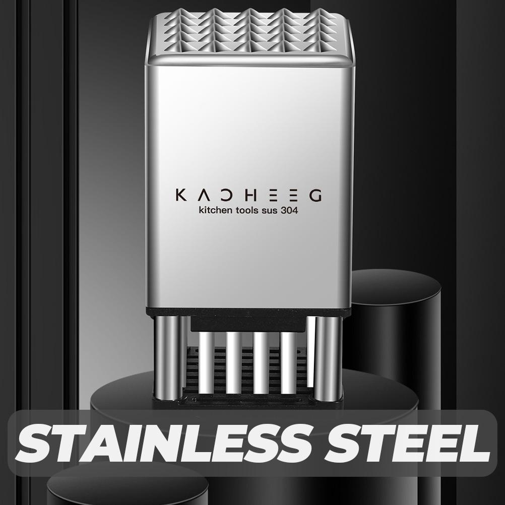 Meat Grinder Stainless Steel Hammer Mallet Pounder Tenderizer Machine Silver Tool
