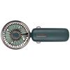 Handheld Fan 4800mAh Portable Small Mini Foldable Adjustable Desk Fan With Detachable Lanyard for