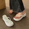 Height-increasing Platform Slippers Women's High-end Summer New French Niche Sandals Flip-flops Beach Shoes
