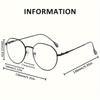 Ultra Light Fashionable High Aesthetic Value Metal Mirror Frame Women Decoration Design Trendy Street Pography Glasses