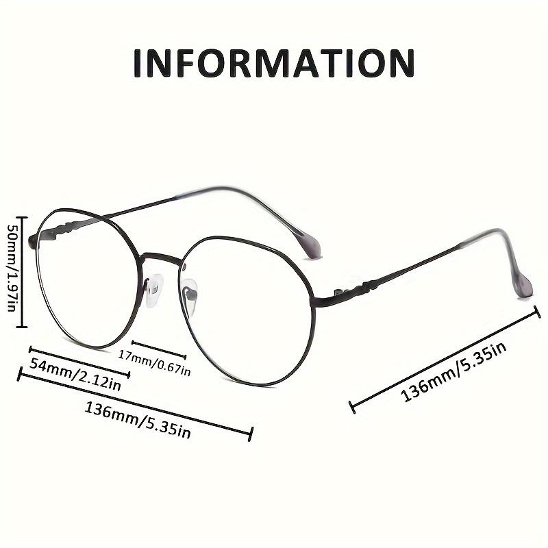 Ultra Light Fashionable High Aesthetic Value Metal Mirror Frame Women Decoration Design Trendy Street Pography Glasses