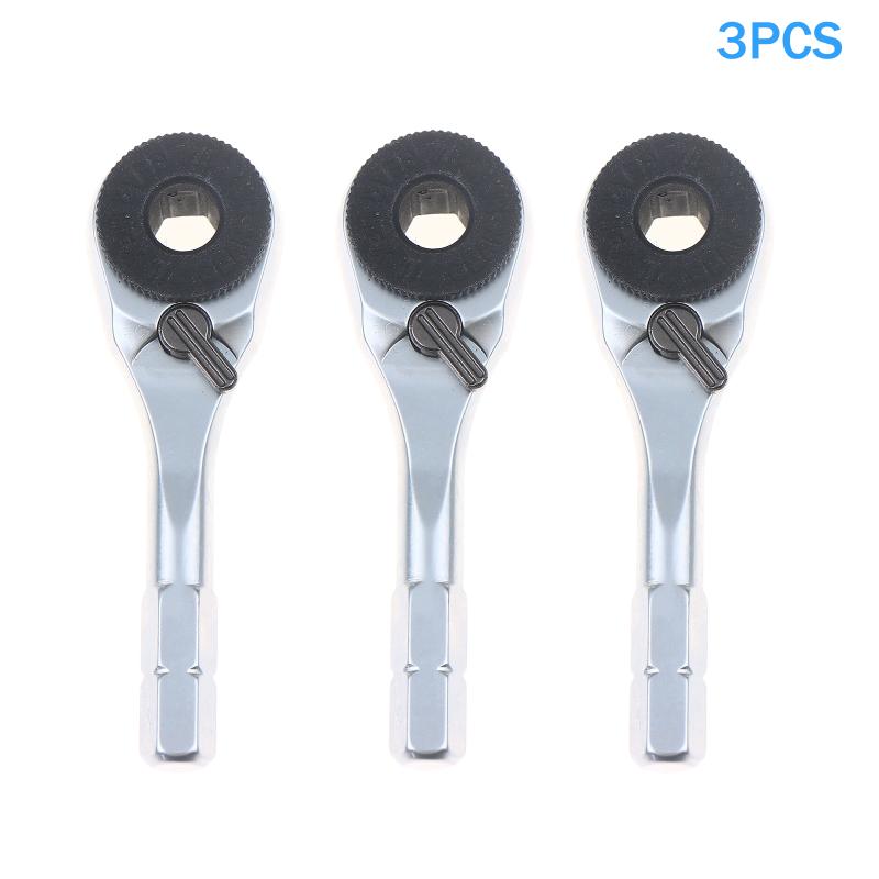 New Socket Torque Wrench Hand Tools 6.35Mm Screwdriver Hexagonal Ratchet Wrench Toughbuilt Mechanic Manual Tools