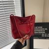2025 New Beautiful Commuter Bucket Bag Niche Bag Women's Fashion Handbag Casual Trend Simple Oblique Span Bag