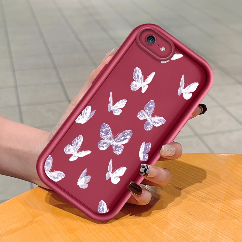 Myk silikon firkantet stige utskriftsmønster Telefondeksel Helt deksel Kamera Støtsikker beskyttelse Gummideksel for iPhone Infinix Tecno OnePlus