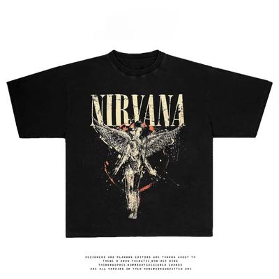 Summer 2025 Print Vintage Look Cool Vintage Street Men's High Quality Fashion Short-sleeved T-shirt