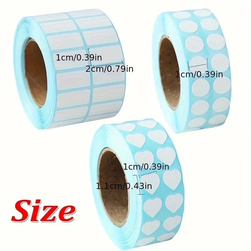 3000PCS Diamonds Paintings Klasifikace Skladování Rozlišení Bílé nálepky na nálepky Diamond Painting Blank Samolepicí nálepka