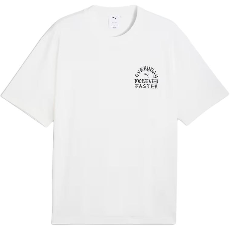 PUMA T Shirts Men s White Crew Neck 634746-02 L
