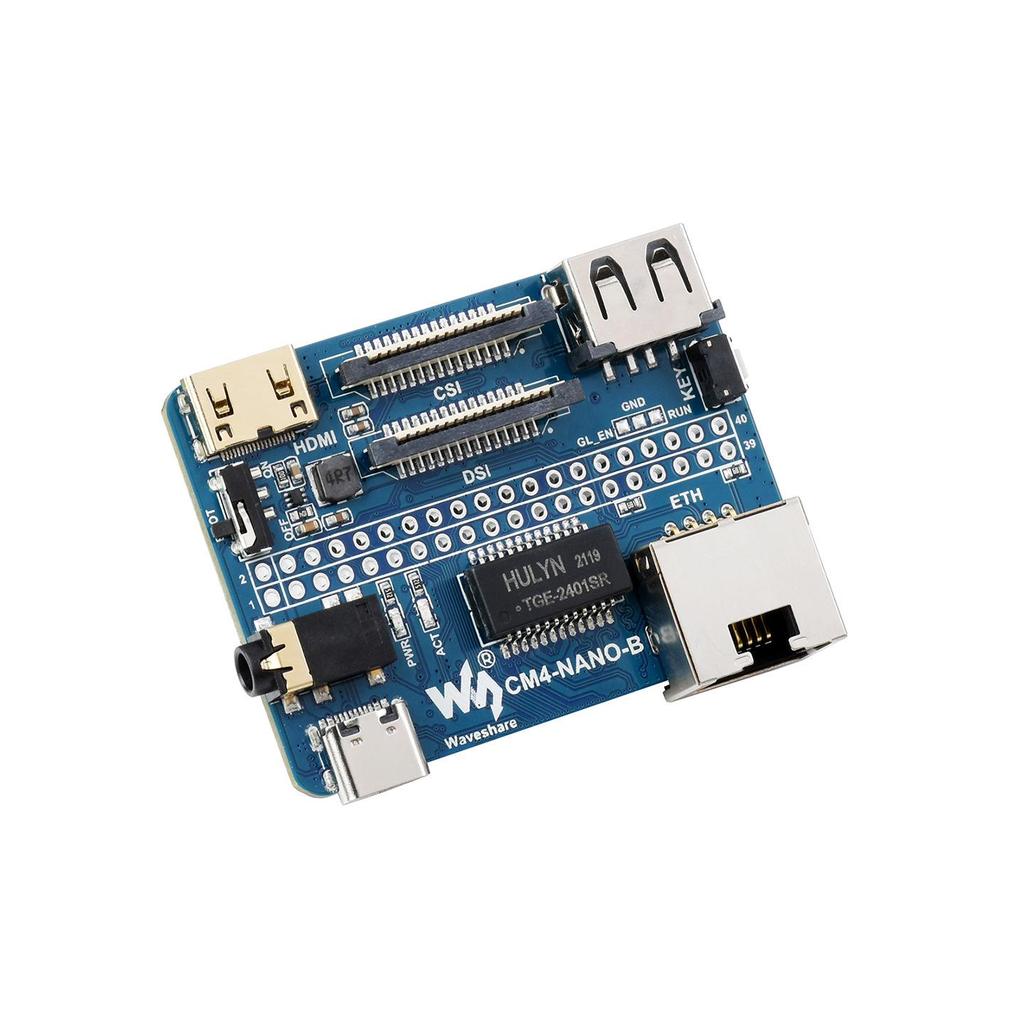 MicroSnow CM4 Expansion Board Type B with HDMI & Gigabit Ethernet for Raspberry Pi