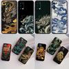 IK23 Chinese Dragon Phone Case for Samsung Galaxy S20 S21 S22 Ultra FE + Plus A21S A22 A24 A25 A26 A30 A30S A31