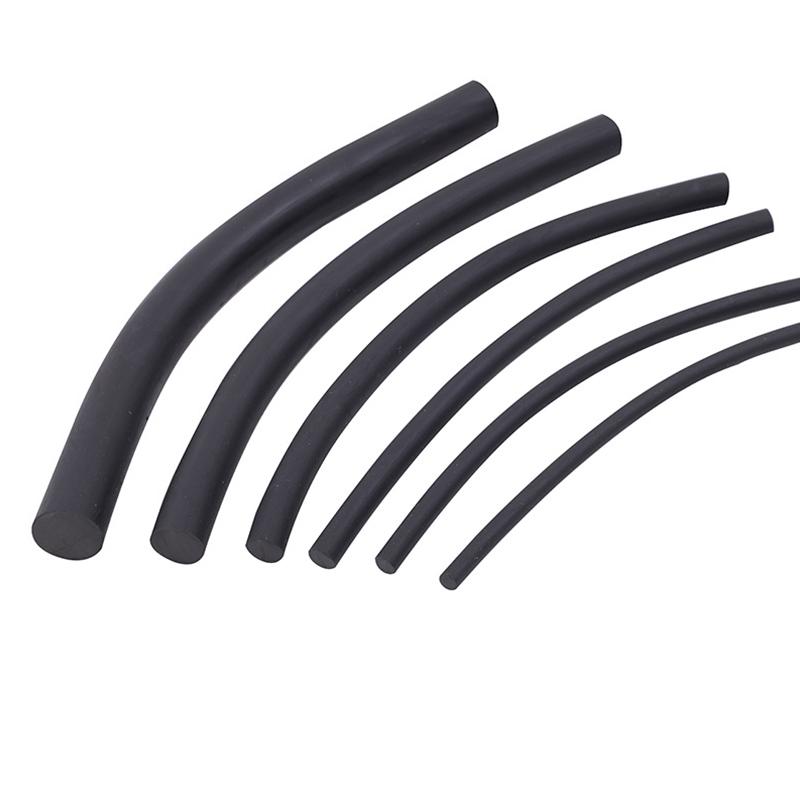 Black Rubber Strip Gaskets Round Sealing Strip Wear-Resistant Bar For Cabinet Door Seal Grease Separator 3/5/6/8/10/12/15/18mm