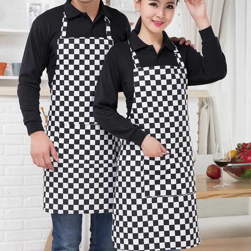 Cross-Collar Chef Apron: Hanging Neck Apron for Restaurants, Cafés, and Waitstaff