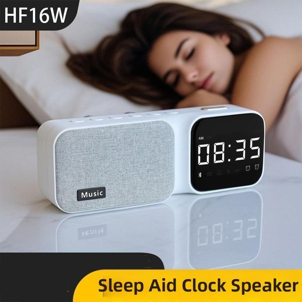 FM Radio Bluetooth Speaker LED Display White Noise Device Sleep Aid Device Sleep Soothing