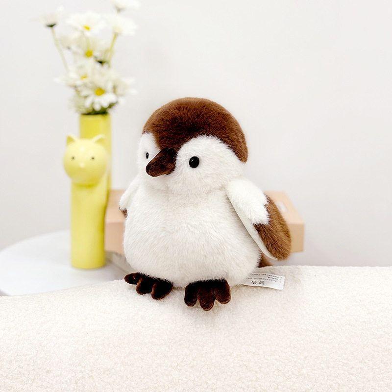 Plush Sparrow Parrot Stuffed Toy Animal Birds Doll Room Decoratio Kids Gifts