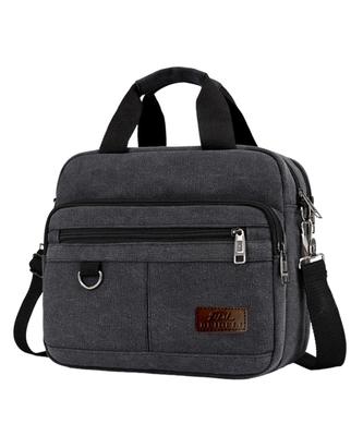 Shoulder Bag for Shoulder Crossbody Small Lots of [Lov Sawar] Men, Bag, Bag, Bag, A4, Pockets, 2-way (Black)