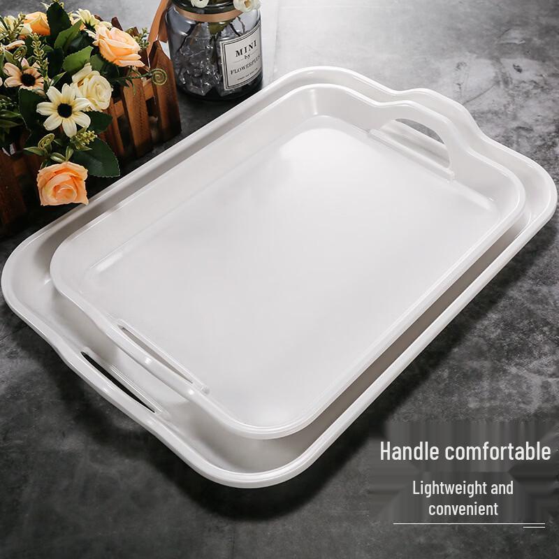 ZISIZ Melamine Rectangular Serving Tray